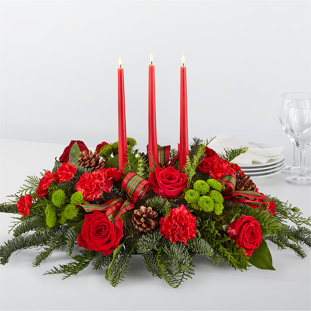 By the Candlelight Centerpiece – Grimm-kruse-brix Florist Inc, Saint Louis MO