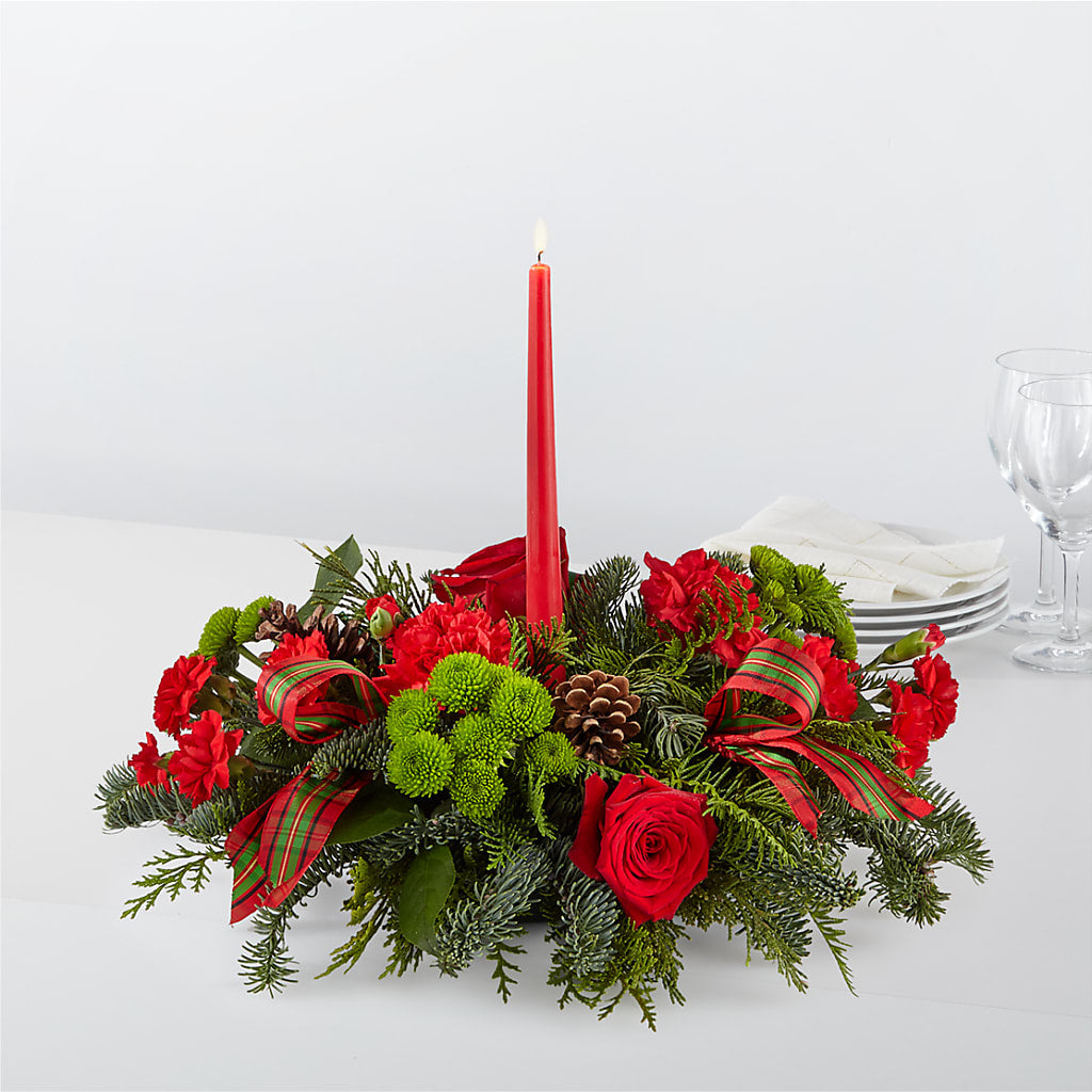 By the Candlelight Centerpiece – Grimm-kruse-brix Florist Inc, Saint Louis MO