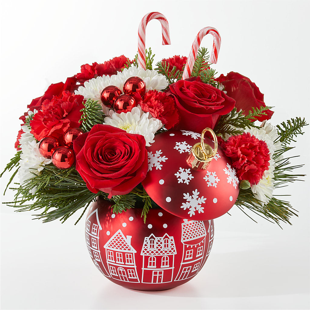 Cheer in the Air Ornament – Grimm-kruse-brix Florist Inc, Saint Louis MO