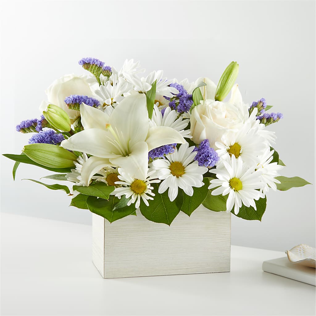 Beyond Blue Box Bouquet – Grimm-kruse-brix Florist Inc, Saint Louis MO