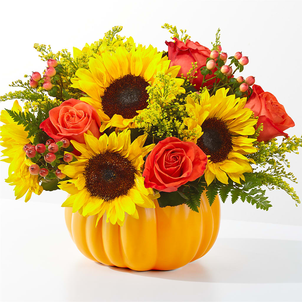 Pick of the Patch Pumpkin Bouquet – Grimm-kruse-brix Florist Inc, Saint Louis MO
