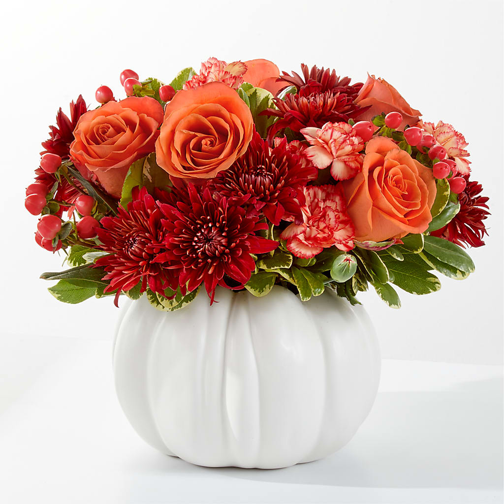 Autumn Air Pumpkin Bouquet – Grimm-kruse-brix Florist Inc, Saint Louis MO