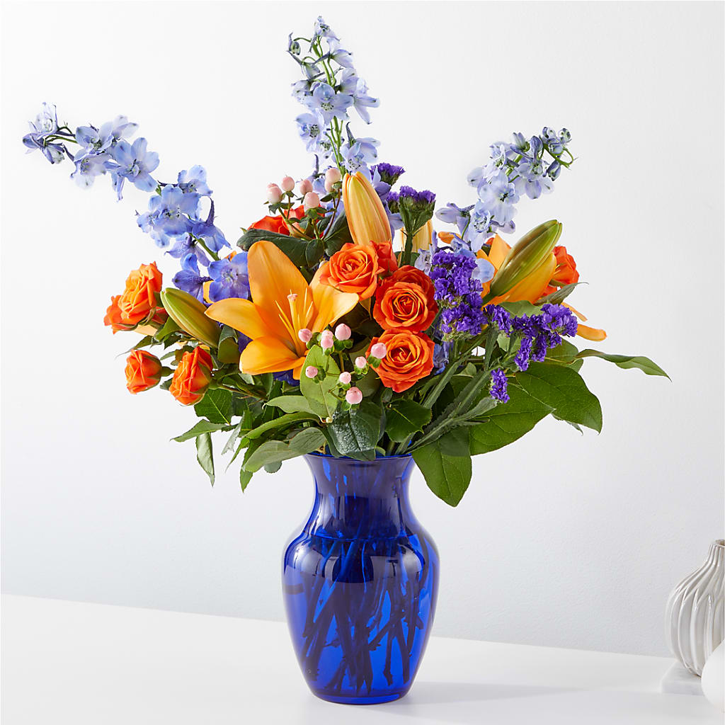Radiant Citrus Bouquet – Grimm-kruse-brix Florist Inc, Saint Louis MO