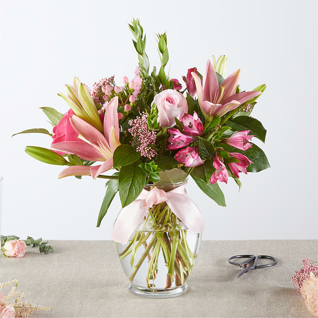 Pink Ribbon - A Florist Original – Grimm-kruse-brix Florist Inc, Saint Louis MO