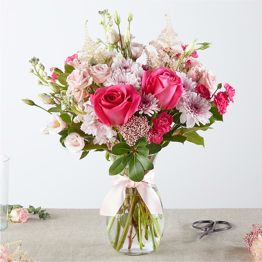 Pink Ribbon - A Florist Original – Grimm-kruse-brix Florist Inc, Saint Louis MO