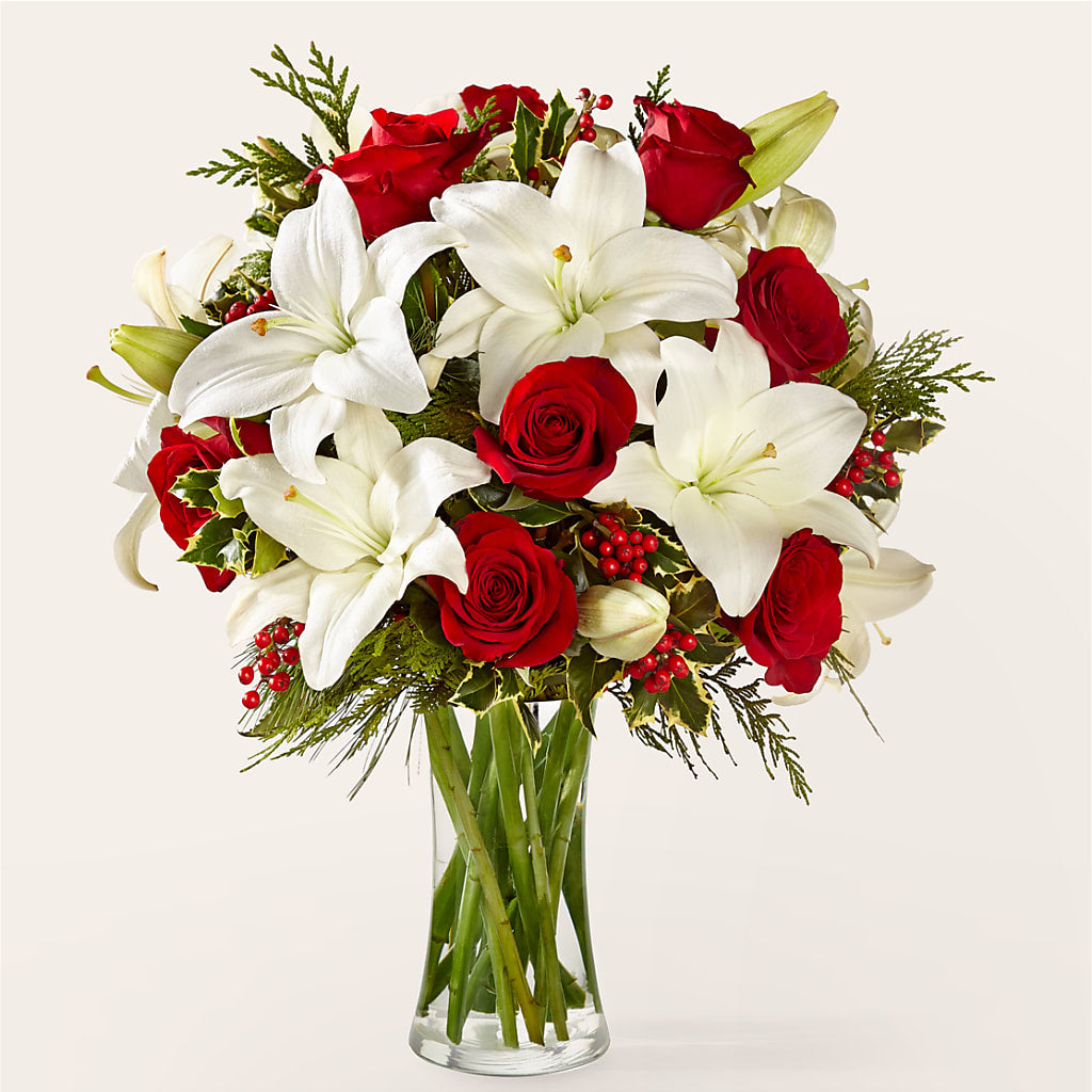 Sparkling Snowflakes Bouquet – Grimm-kruse-brix Florist Inc, Saint Louis MO