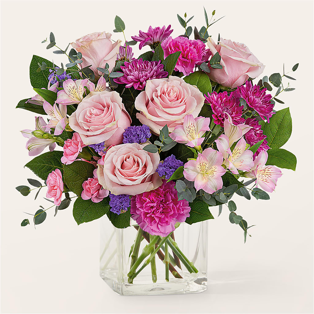 Rosy Radiance Bouquet – Grimm-kruse-brix Florist Inc, Saint Louis MO