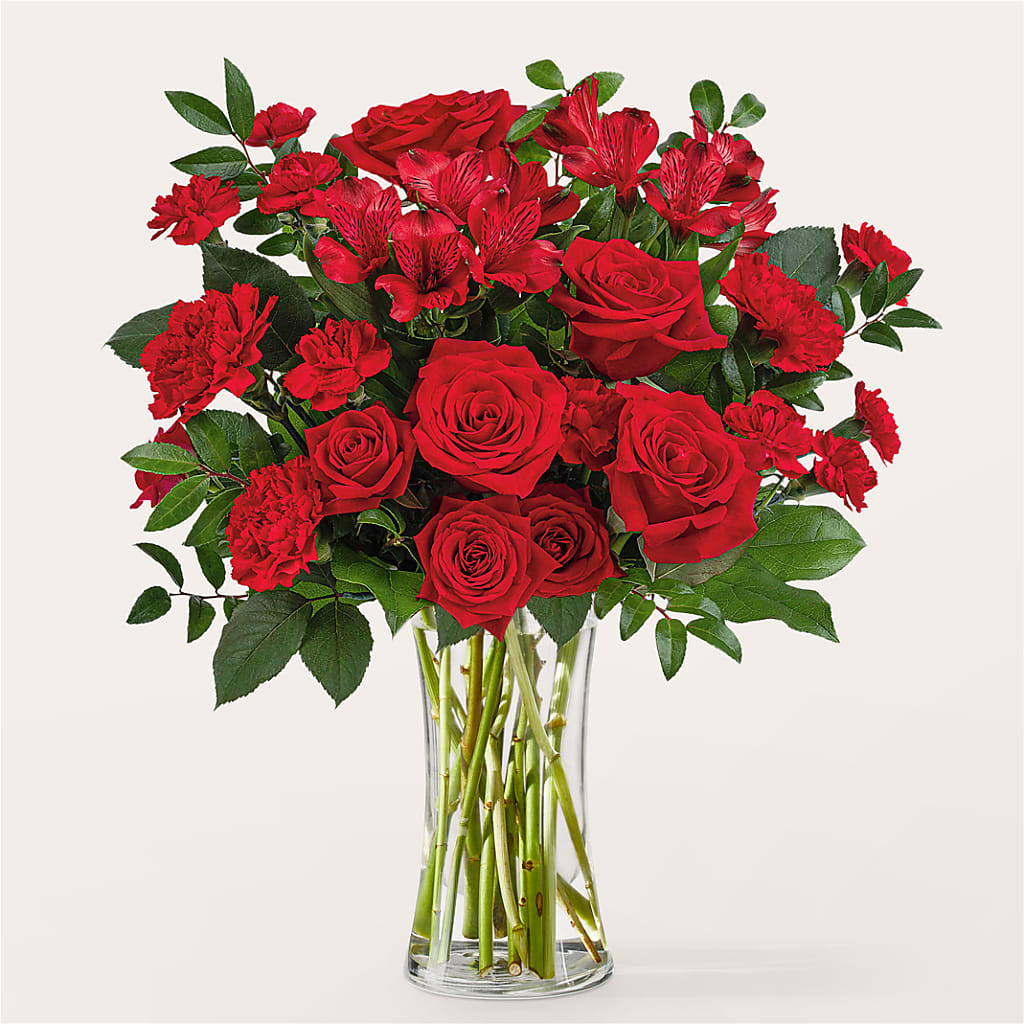 Brilliant Ruby Bouquet – Grimm-kruse-brix Florist Inc, Saint Louis MO