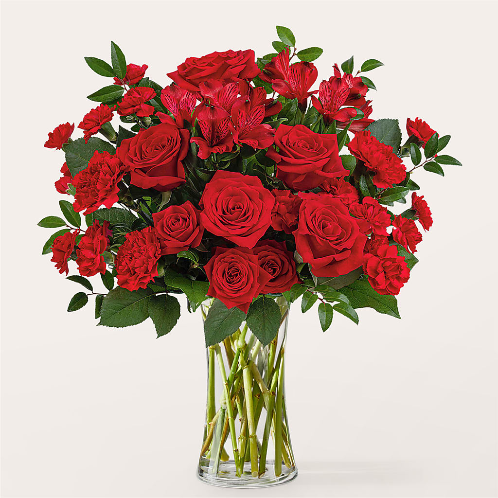 Brilliant Ruby Bouquet – Grimm-kruse-brix Florist Inc, Saint Louis MO