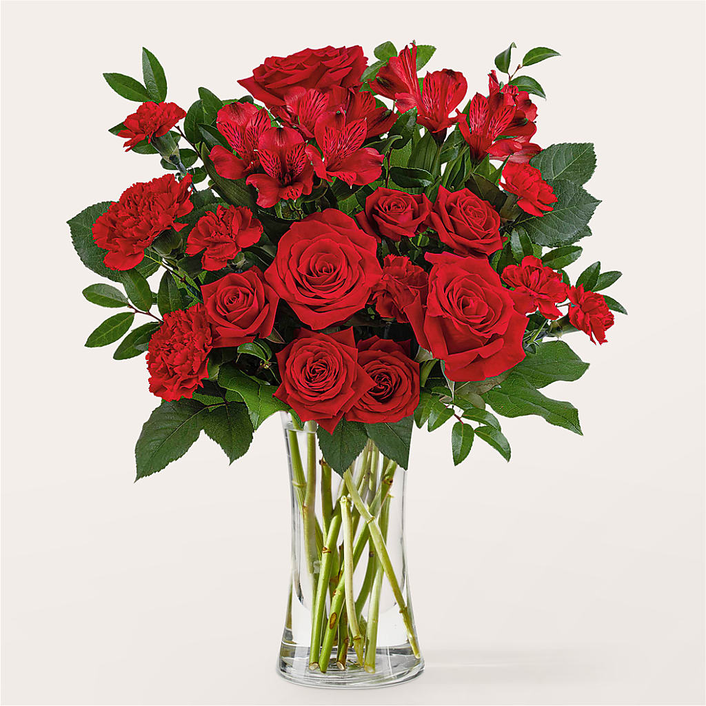 Brilliant Ruby Bouquet – Grimm-kruse-brix Florist Inc, Saint Louis MO