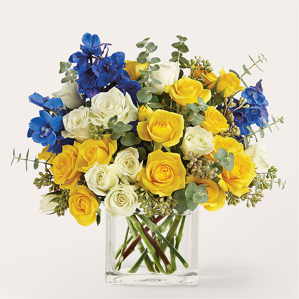 Sparkling Citrine Bouquet – Grimm-kruse-brix Florist Inc, Saint Louis MO