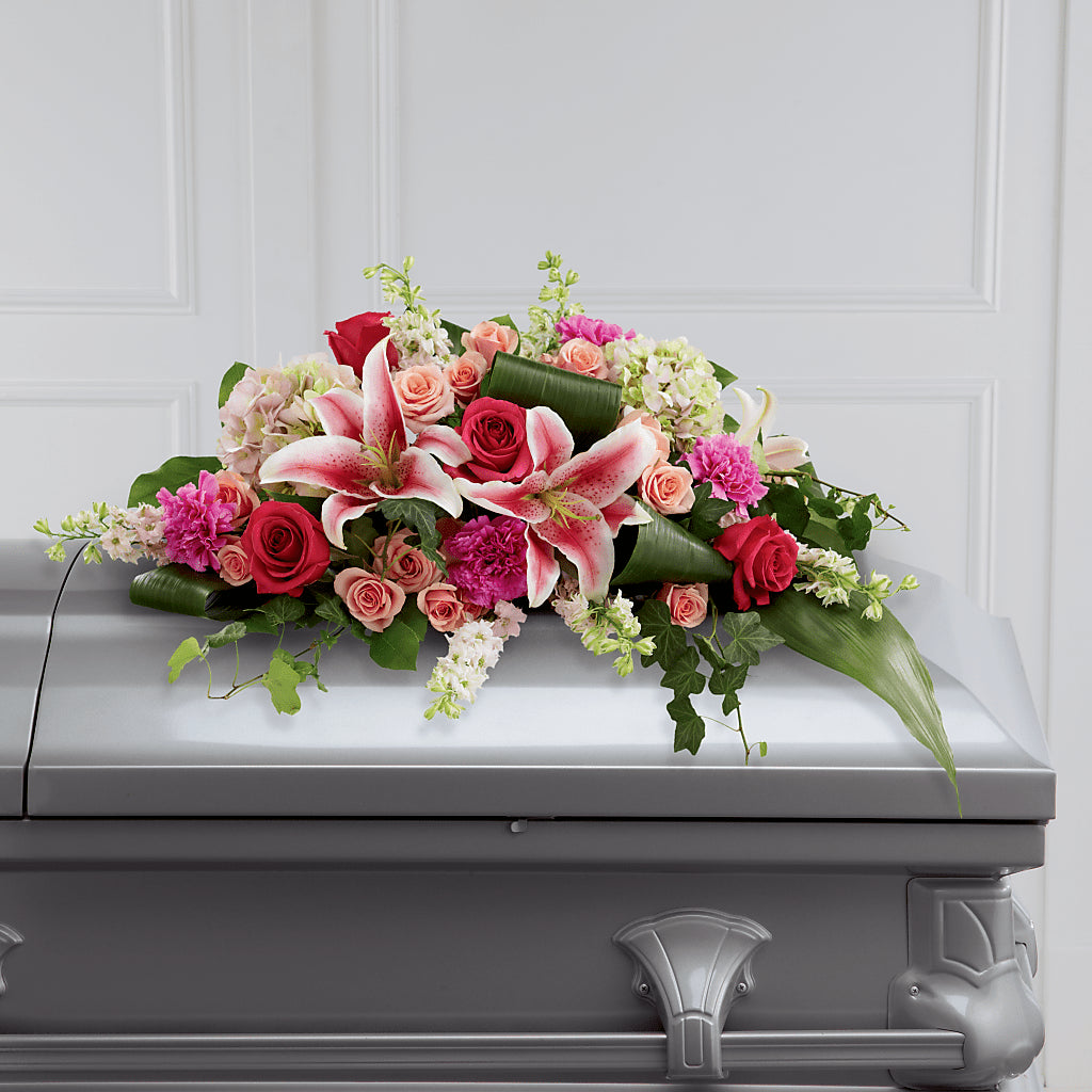 Splendid Grace Casket Spray – Grimm-kruse-brix Florist Inc, Saint Louis MO