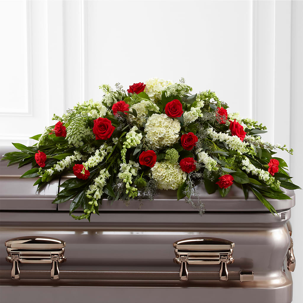 Sincerity Casket Spray – Grimm-kruse-brix Florist Inc, Saint Louis MO