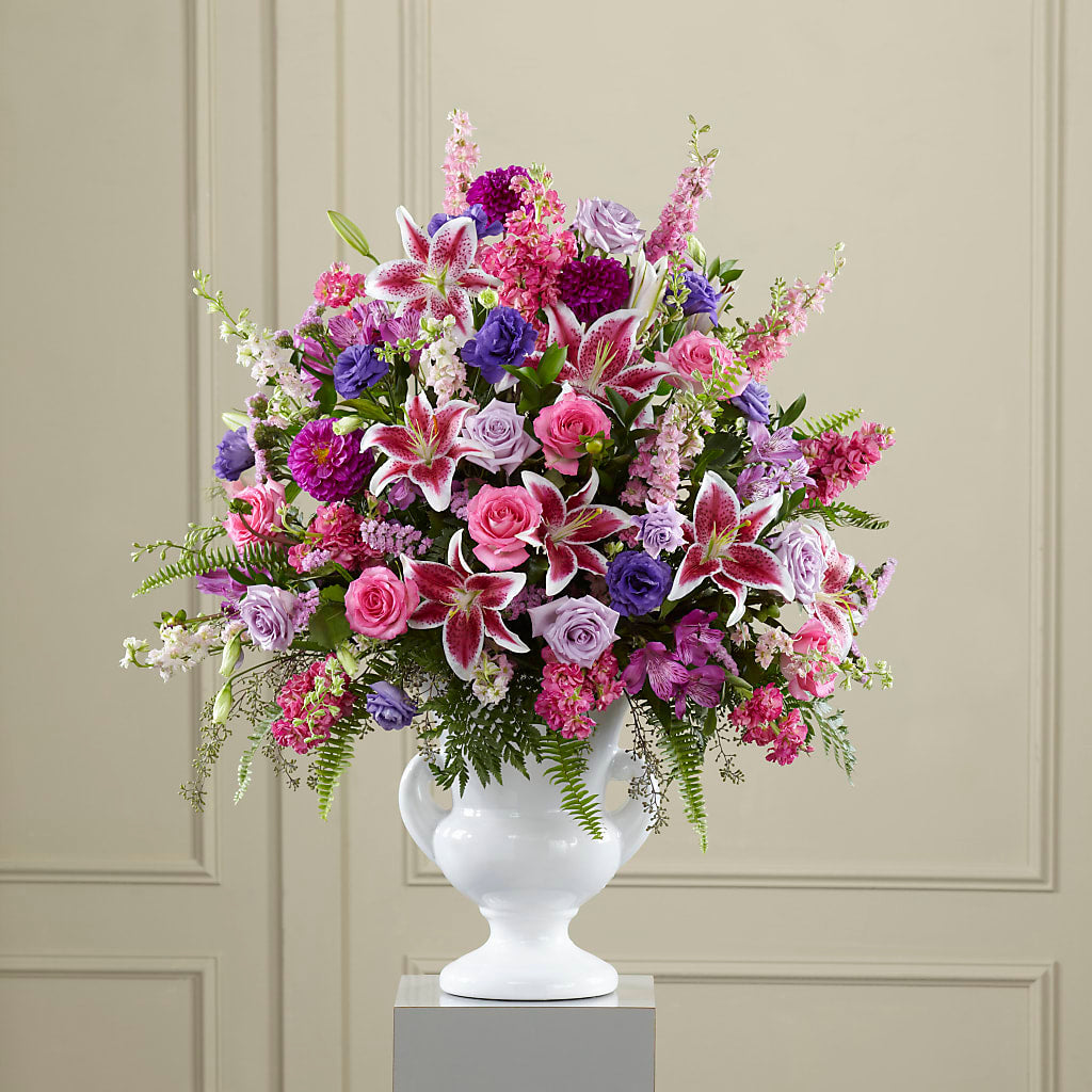 Peaceful Tribute Arrangement – Grimm-kruse-brix Florist Inc, Saint Louis MO