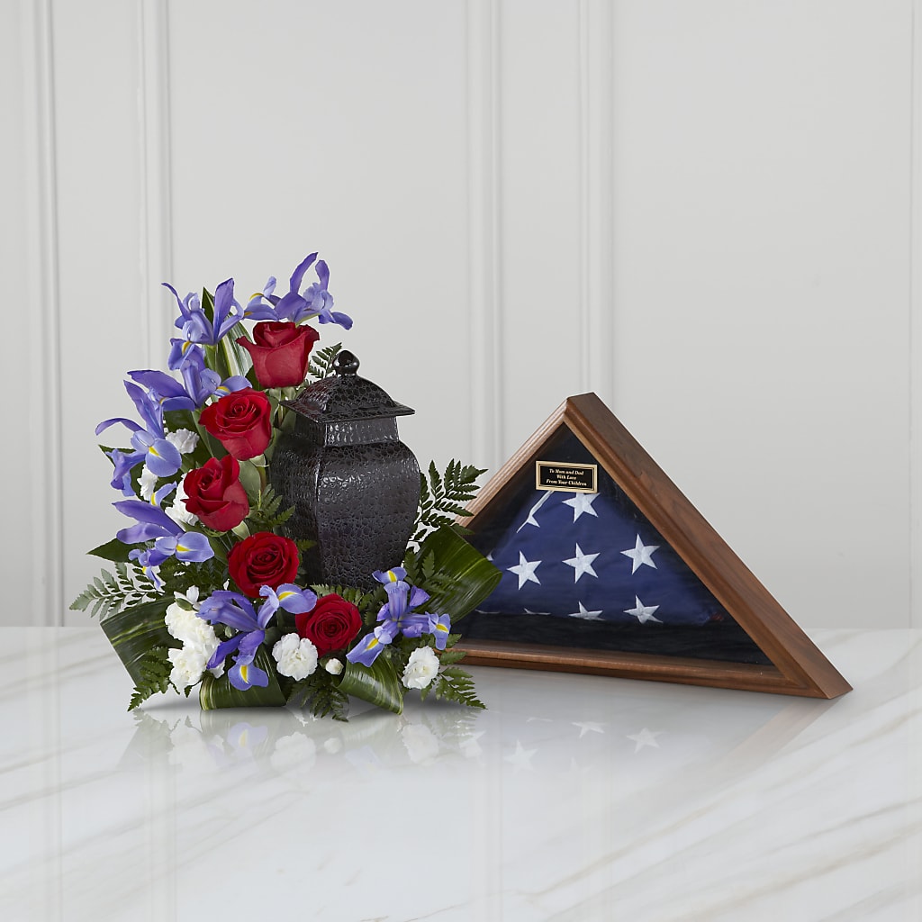 Patriotic Tribute Arrangement – Grimm-kruse-brix Florist Inc, Saint Louis MO