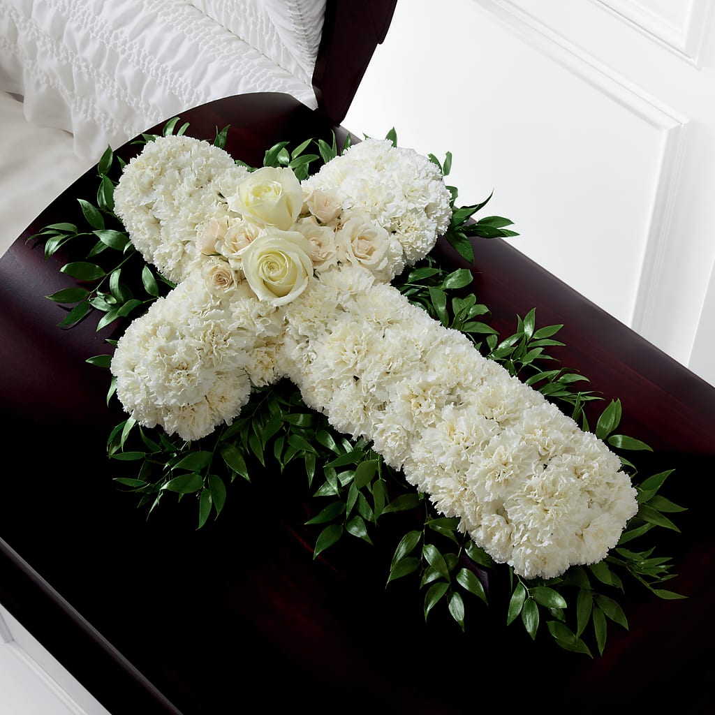 Peaceful Memories Casket Spray (Standard) – Grimm-kruse-brix Florist Inc, Saint Louis MO