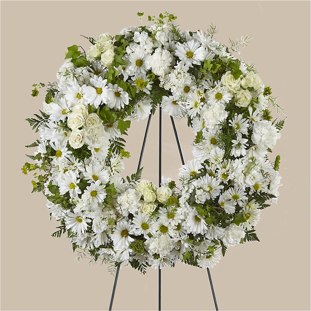 Faithful Wishes Wreath – Grimm-kruse-brix Florist Inc, Saint Louis MO