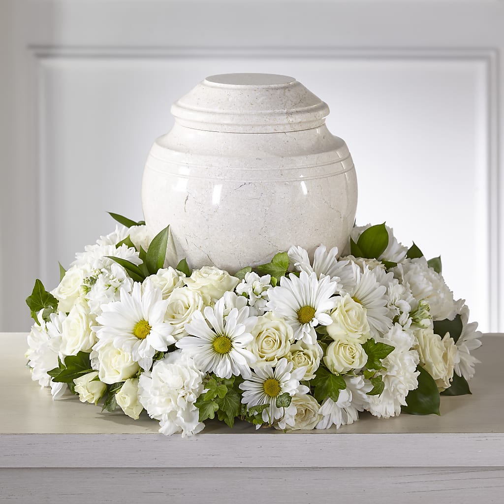 Ivory Gardens Cremation Adornment – Grimm-kruse-brix Florist Inc, Saint Louis MO