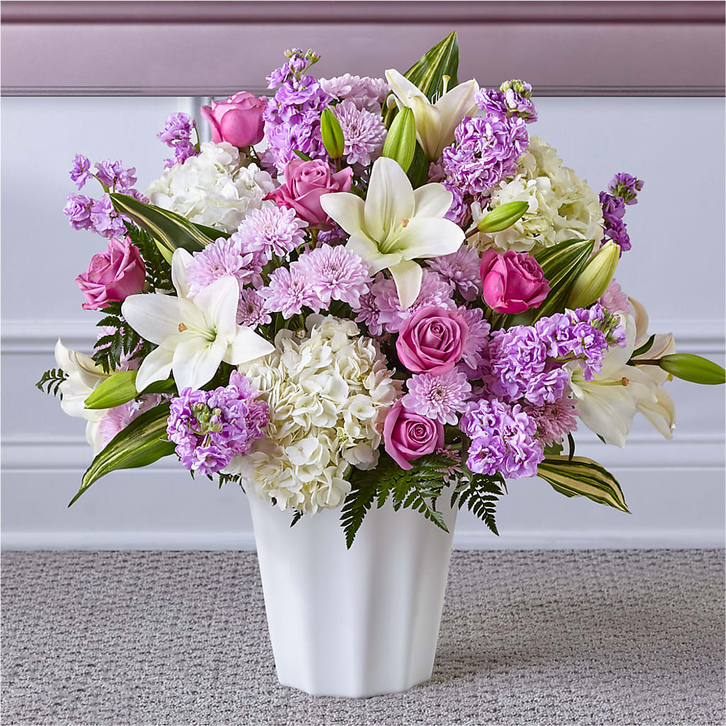 Heaven Sent Floor Basket – Grimm-kruse-brix Florist Inc, Saint Louis MO