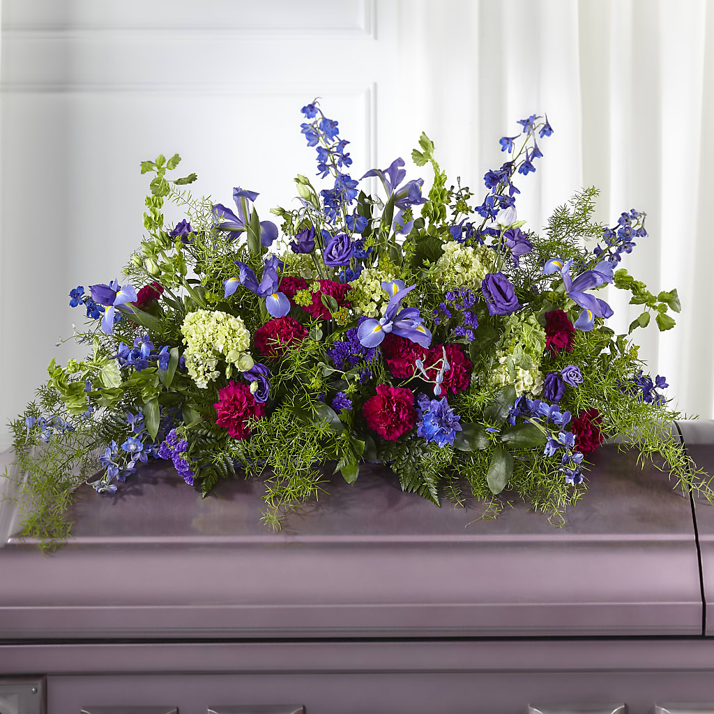 Always Treasured Casket Spray – Grimm-kruse-brix Florist Inc, Saint Louis MO