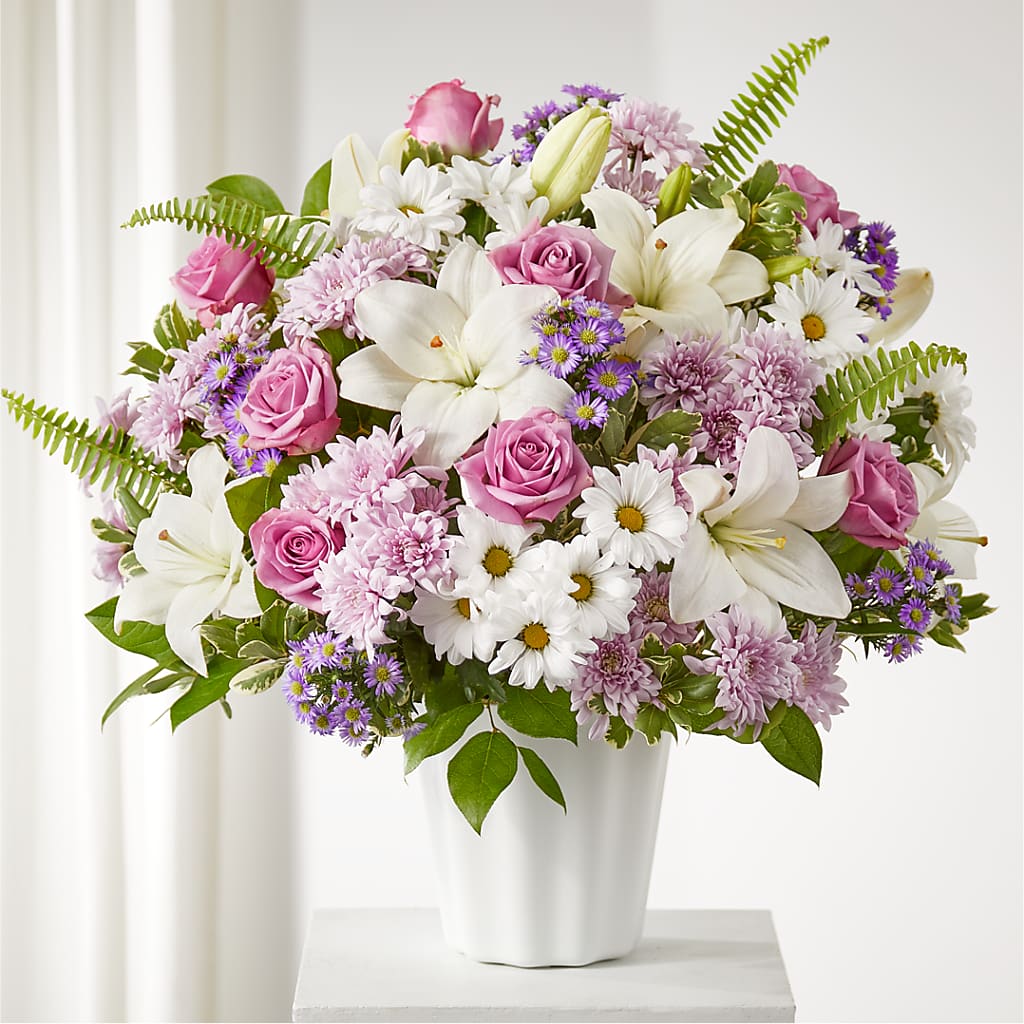 Warmest Thoughts Tabletop Basket – Grimm-kruse-brix Florist Inc, Saint Louis MO