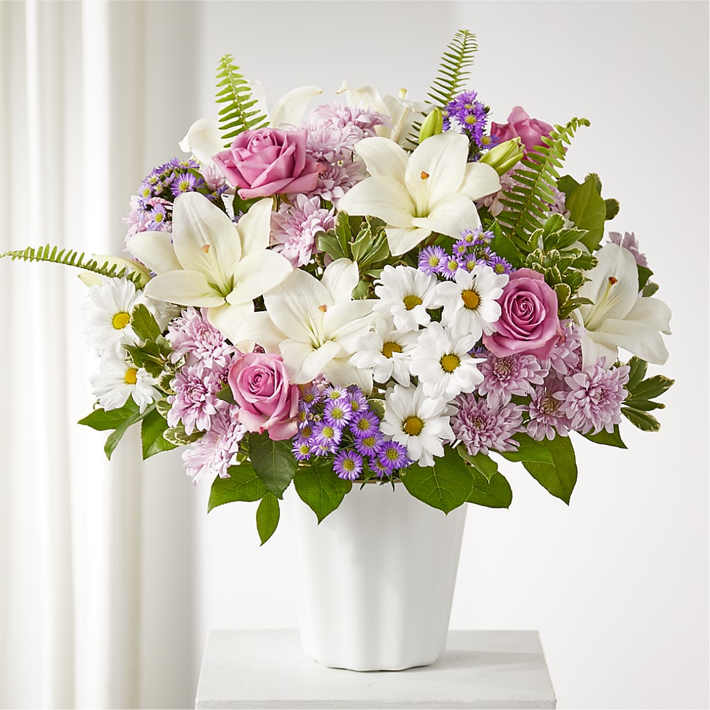 Warmest Thoughts Tabletop Basket – Grimm-kruse-brix Florist Inc, Saint Louis MO