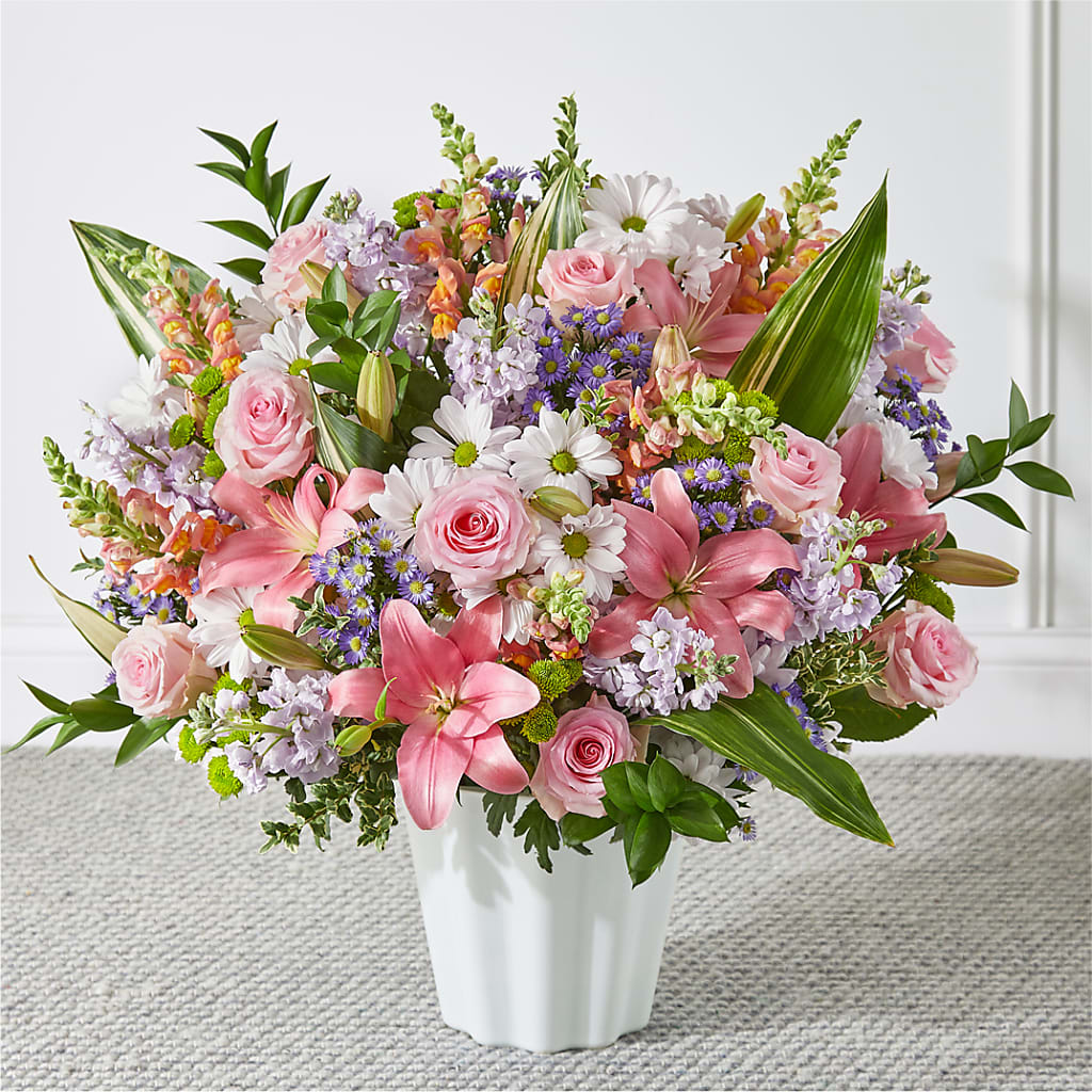 Abundant Compassion Floor Basket – Grimm-kruse-brix Florist Inc, Saint Louis MO