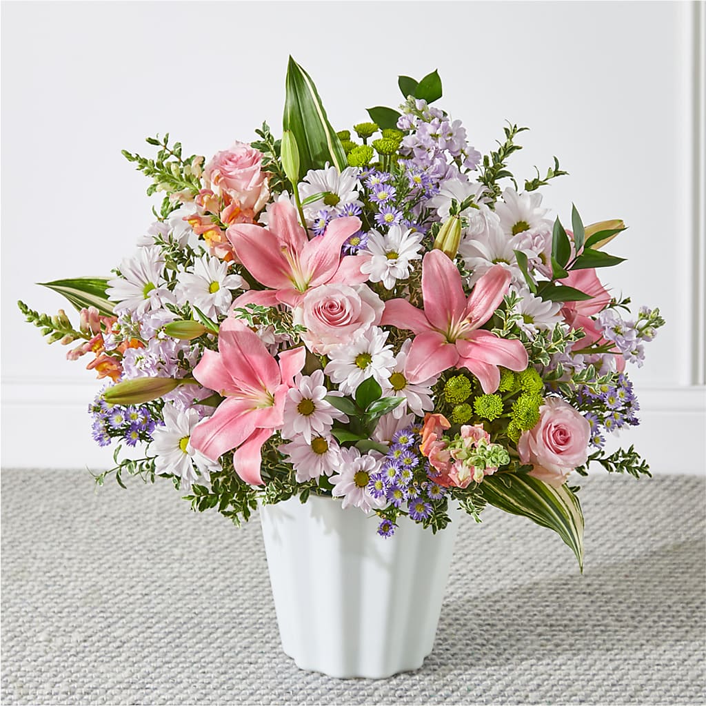 Abundant Compassion Floor Basket – Grimm-kruse-brix Florist Inc, Saint Louis MO