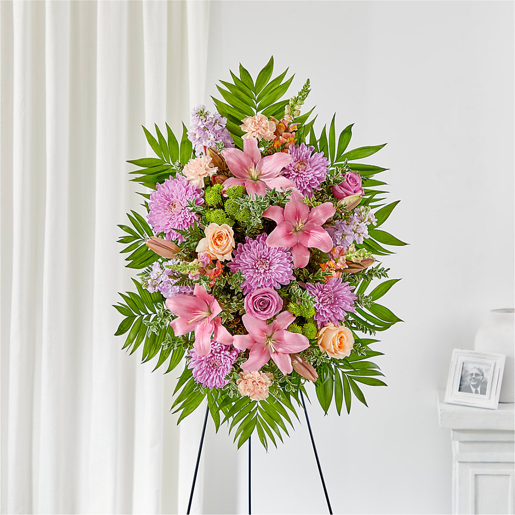 Love & Light Standing Spray – Grimm-kruse-brix Florist Inc, Saint Louis MO