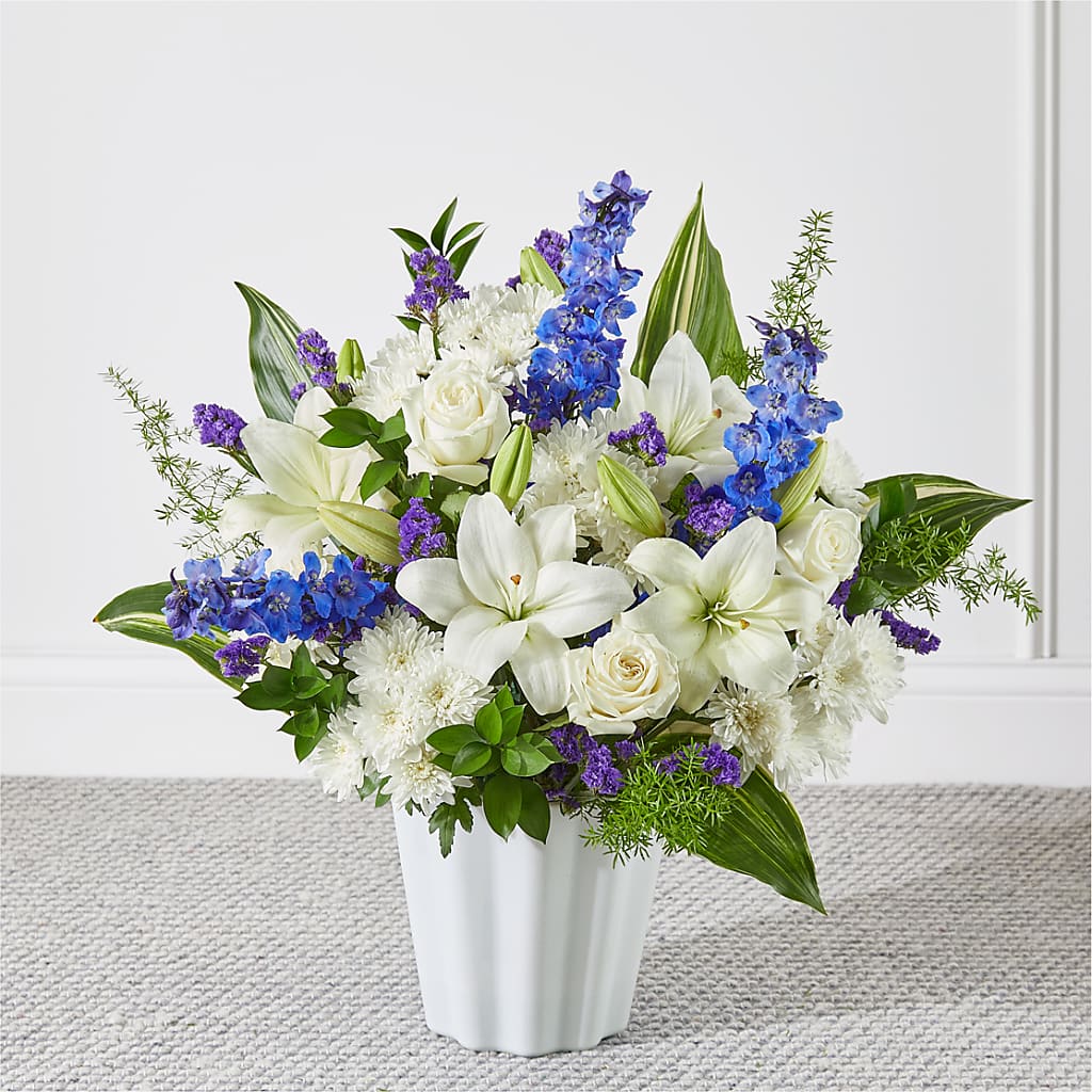 Take Comfort Floor Basket – Grimm-kruse-brix Florist Inc, Saint Louis MO