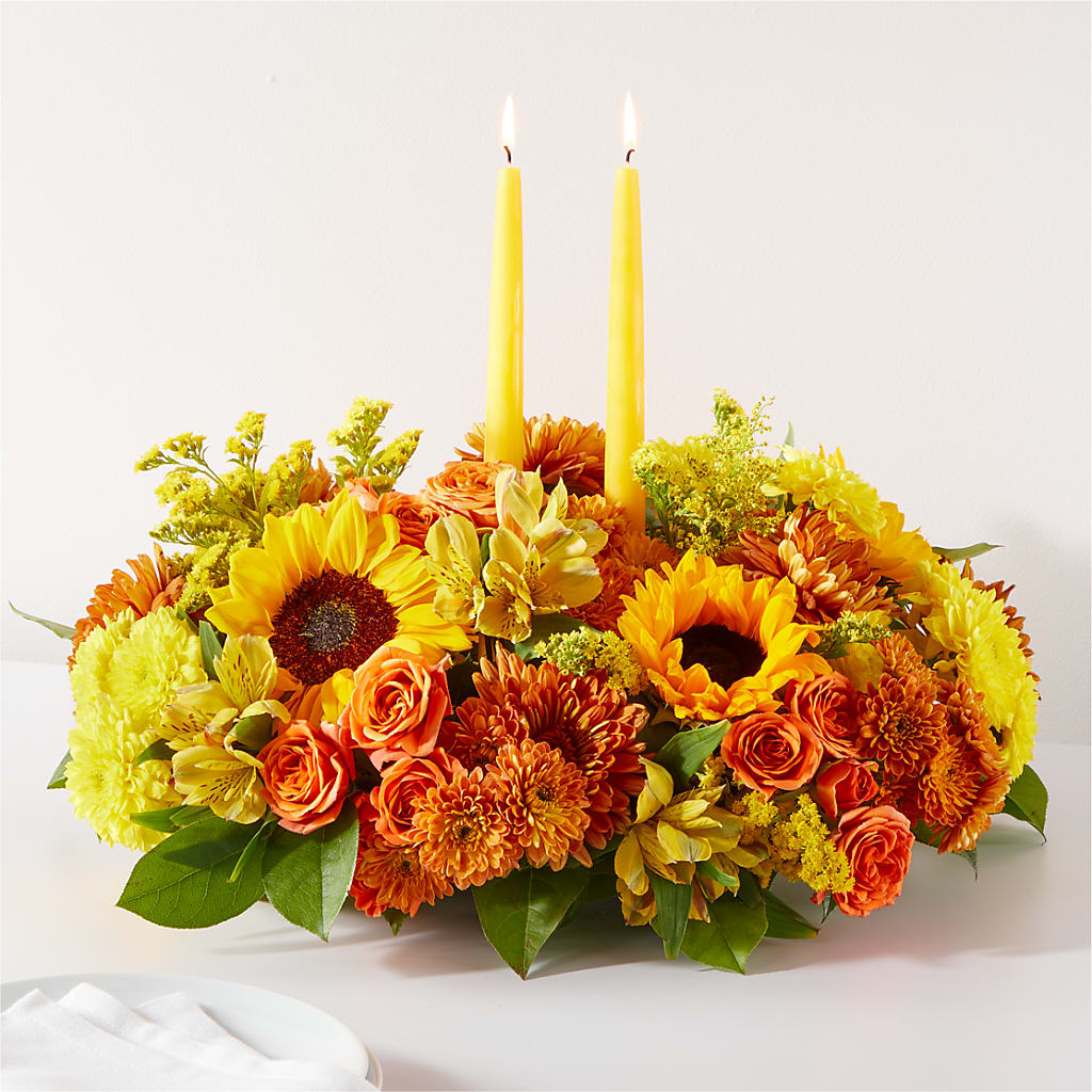 Autumn Harmony Centerpiece – Grimm-kruse-brix Florist Inc, Saint Louis MO