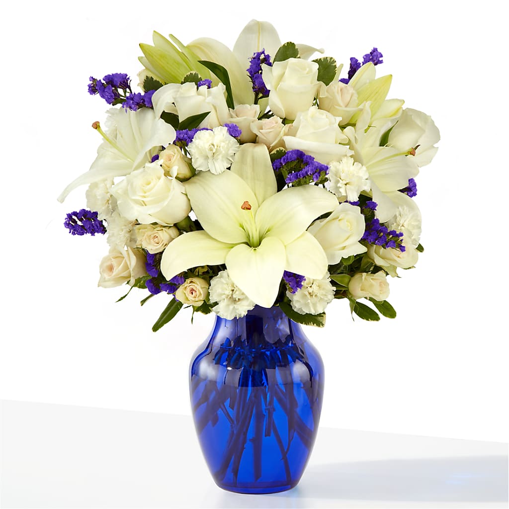 Sapphire Rush Bouquet – Grimm-kruse-brix Florist Inc, Saint Louis MO