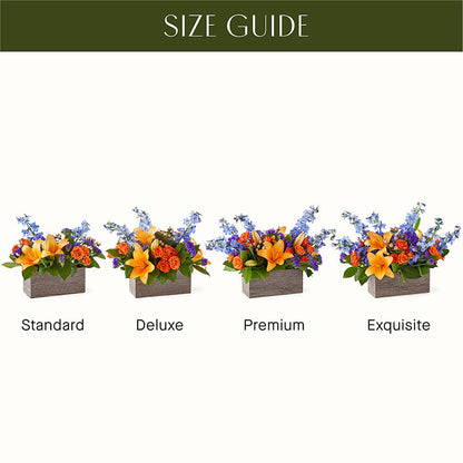 Radiant Citrus Box Bouquet –  Grimm-kruse-brix Florist Inc, Saint Louis MO