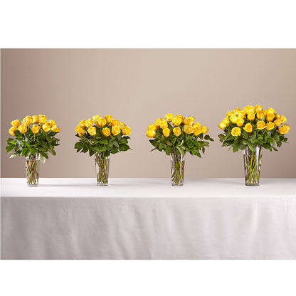 Long Stem Yellow Rose Bouquet –  Grimm-kruse-brix Florist Inc, Saint Louis MO
