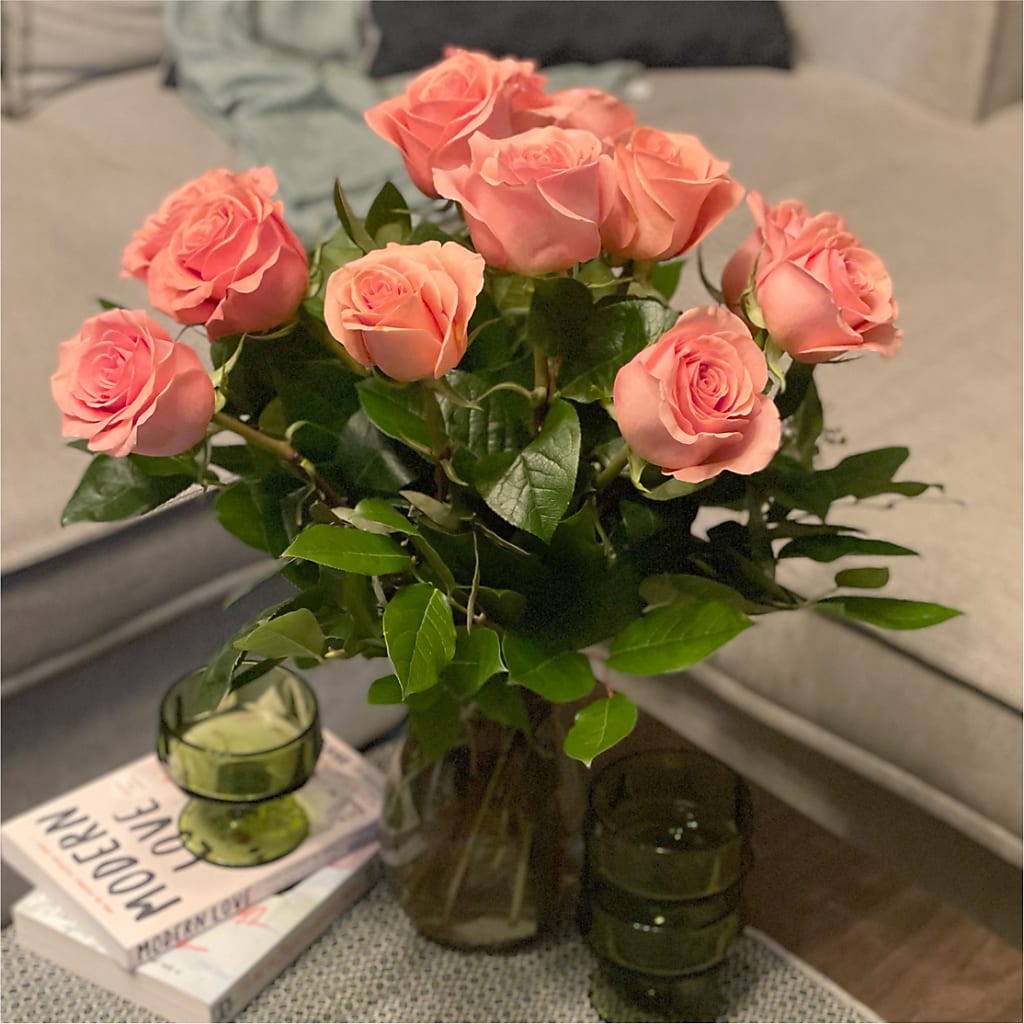 Long Stem Pink Rose Bouquet –  Grimm-kruse-brix Florist Inc, Saint Louis MO