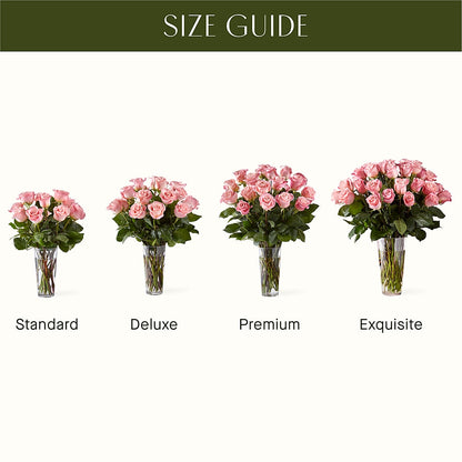 Long Stem Pink Rose Bouquet –  Grimm-kruse-brix Florist Inc, Saint Louis MO