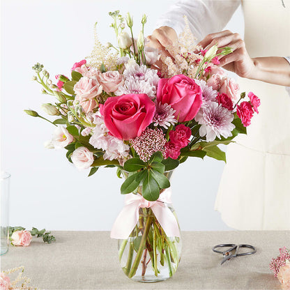 Pink Ribbon - A Florist Original –  Grimm-kruse-brix Florist Inc, Saint Louis MO