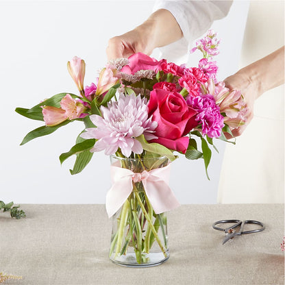 Pink Ribbon - A Florist Original –  Grimm-kruse-brix Florist Inc, Saint Louis MO
