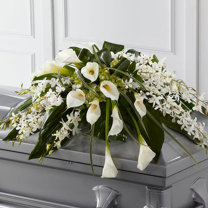 Angel Wings Casket Spray –  Grimm-kruse-brix Florist Inc, Saint Louis MO