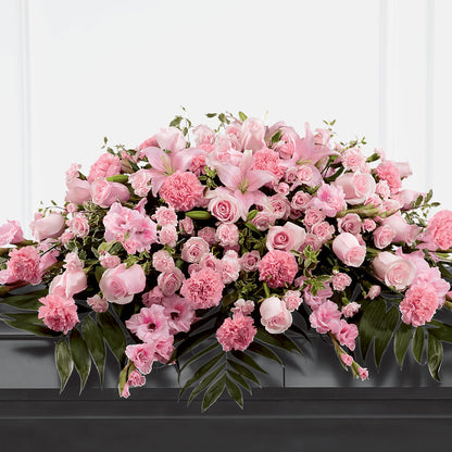 Garden of Comfort Casket Spray (Standard) –  Grimm-kruse-brix Florist Inc, Saint Louis MO