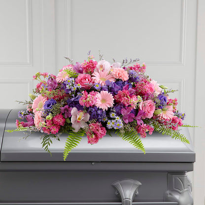 Glorious Garden Casket Spray –  Grimm-kruse-brix Florist Inc, Saint Louis MO