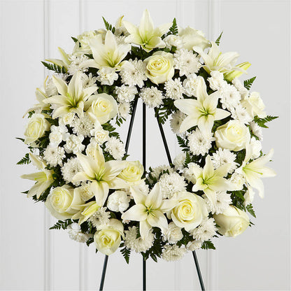 Treasured Tribute Wreath –  Grimm-kruse-brix Florist Inc, Saint Louis MO