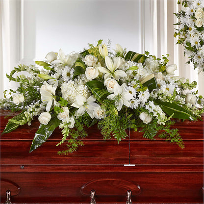 Abundance Casket Spray –  Grimm-kruse-brix Florist Inc, Saint Louis MO