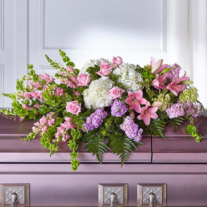 Life's Gratitude Casket Spray –  Grimm-kruse-brix Florist Inc, Saint Louis MO