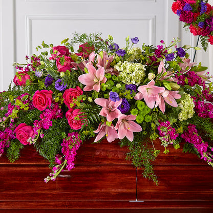 Radiant Tribute Casket Spray –  Grimm-kruse-brix Florist Inc, Saint Louis MO