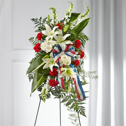 Stars of Life Standing Spray –  Grimm-kruse-brix Florist Inc, Saint Louis MO