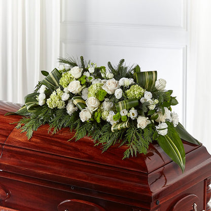 Hopeful Gesture Casket Spray –  Grimm-kruse-brix Florist Inc, Saint Louis MO