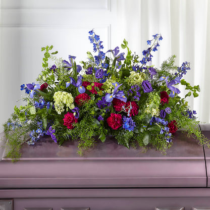 Always Treasured Casket Spray –  Grimm-kruse-brix Florist Inc, Saint Louis MO