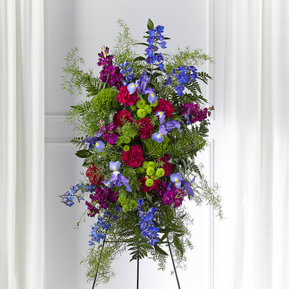 Heavenly Skies Standing Spray –  Grimm-kruse-brix Florist Inc, Saint Louis MO