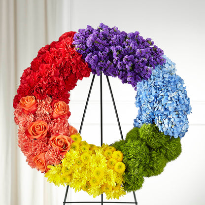 Circle of Love Wreath –  Grimm-kruse-brix Florist Inc, Saint Louis MO